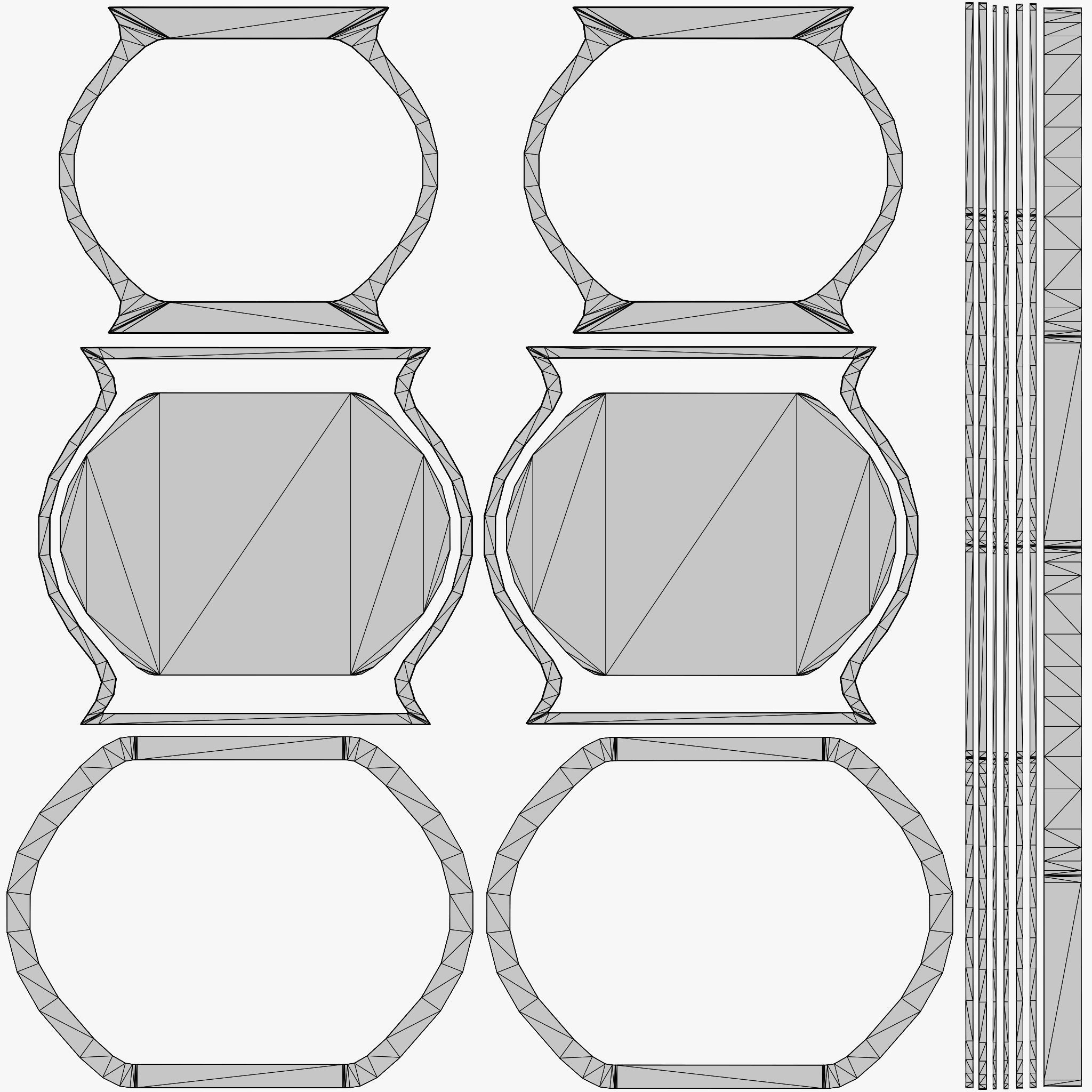 Cartoon Coins Pack06 Low-poly 3D model_17