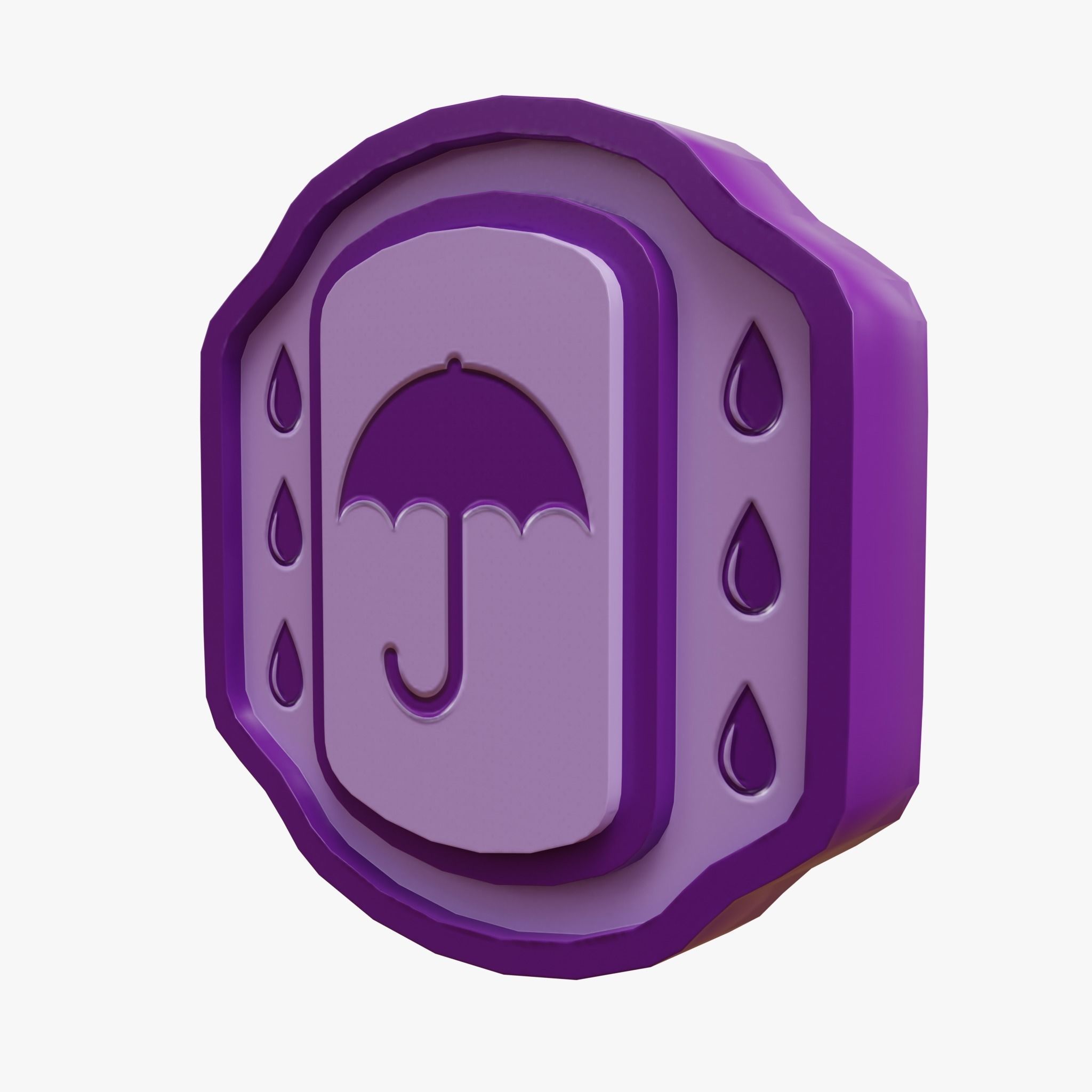 Cartoon Coins Pack06 Low-poly 3D model_28