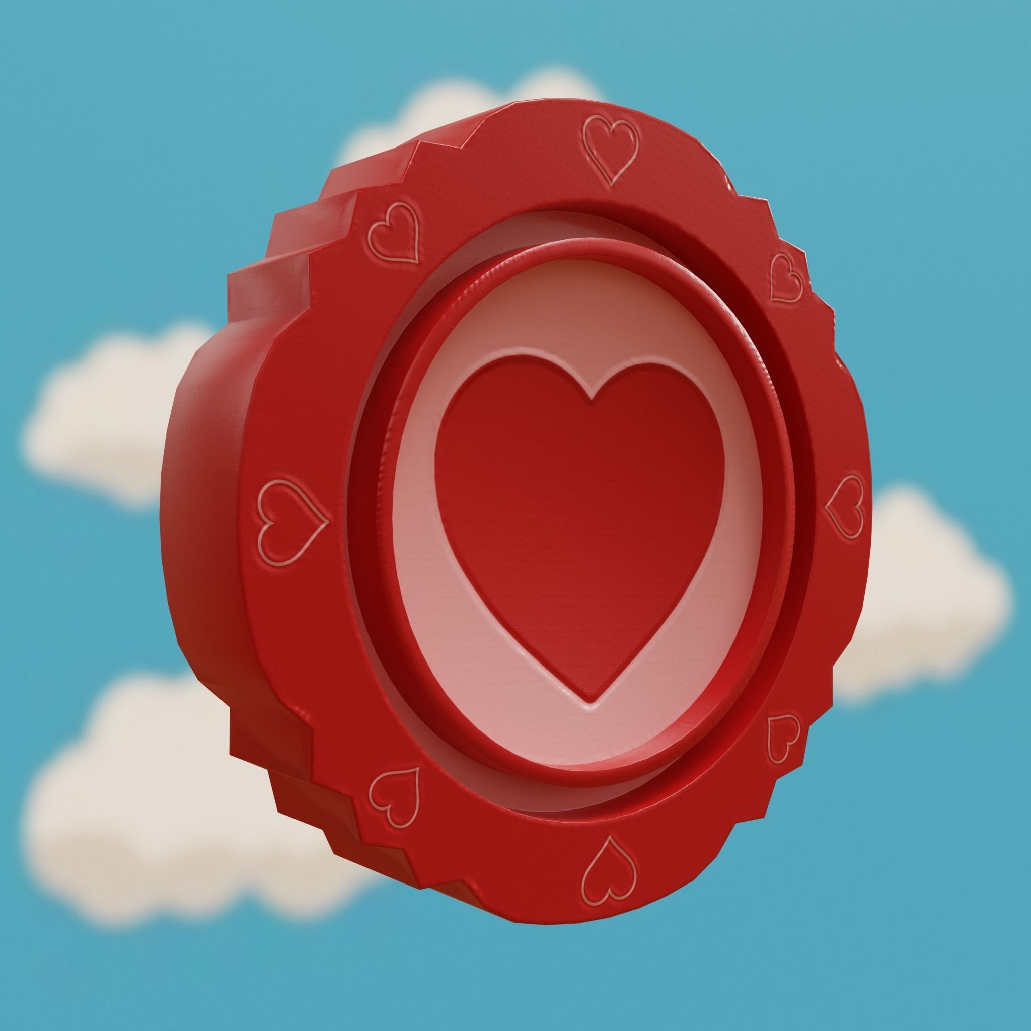 Cartoon Coins Pack06 Low-poly 3D model_20