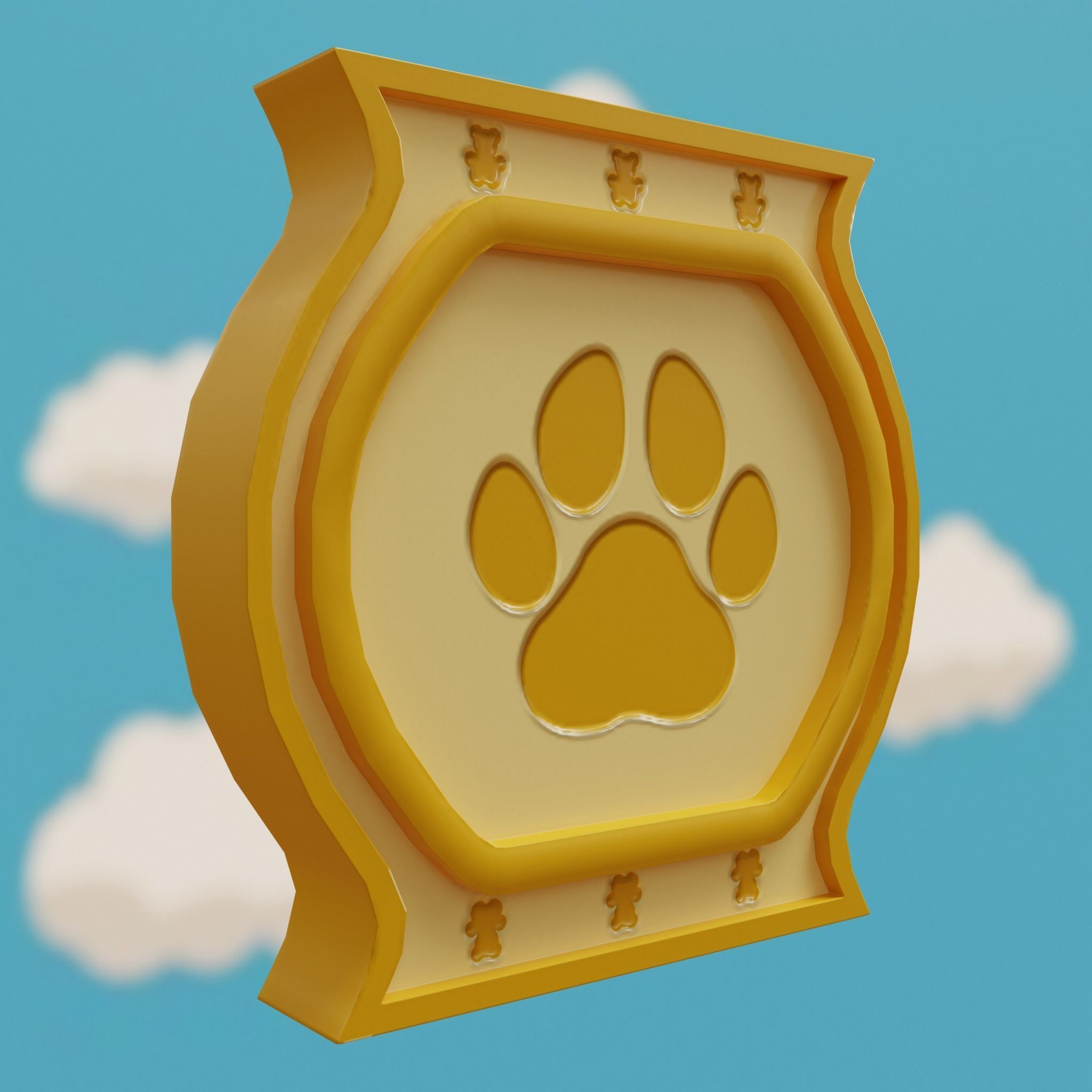 Cartoon Coins Pack06 Low-poly 3D model_11