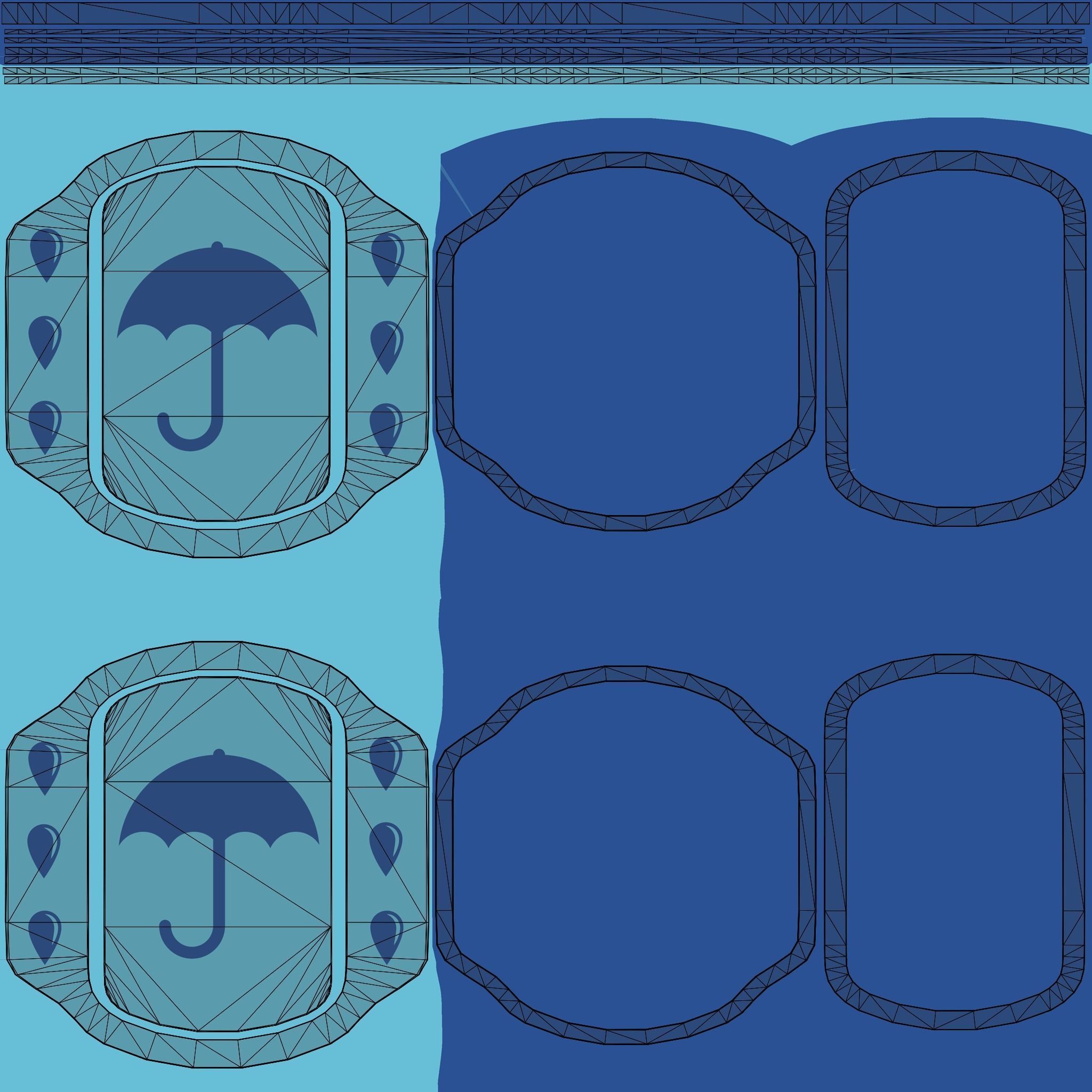 Cartoon Coins Pack06 Low-poly 3D model_36