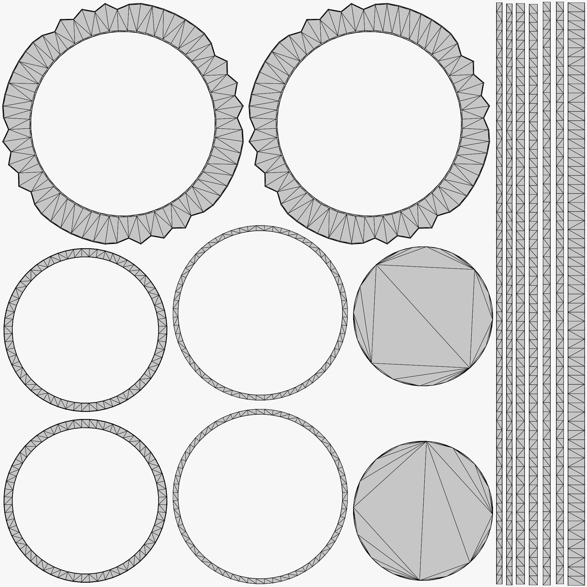 Cartoon Coins Pack06 Low-poly 3D model_26