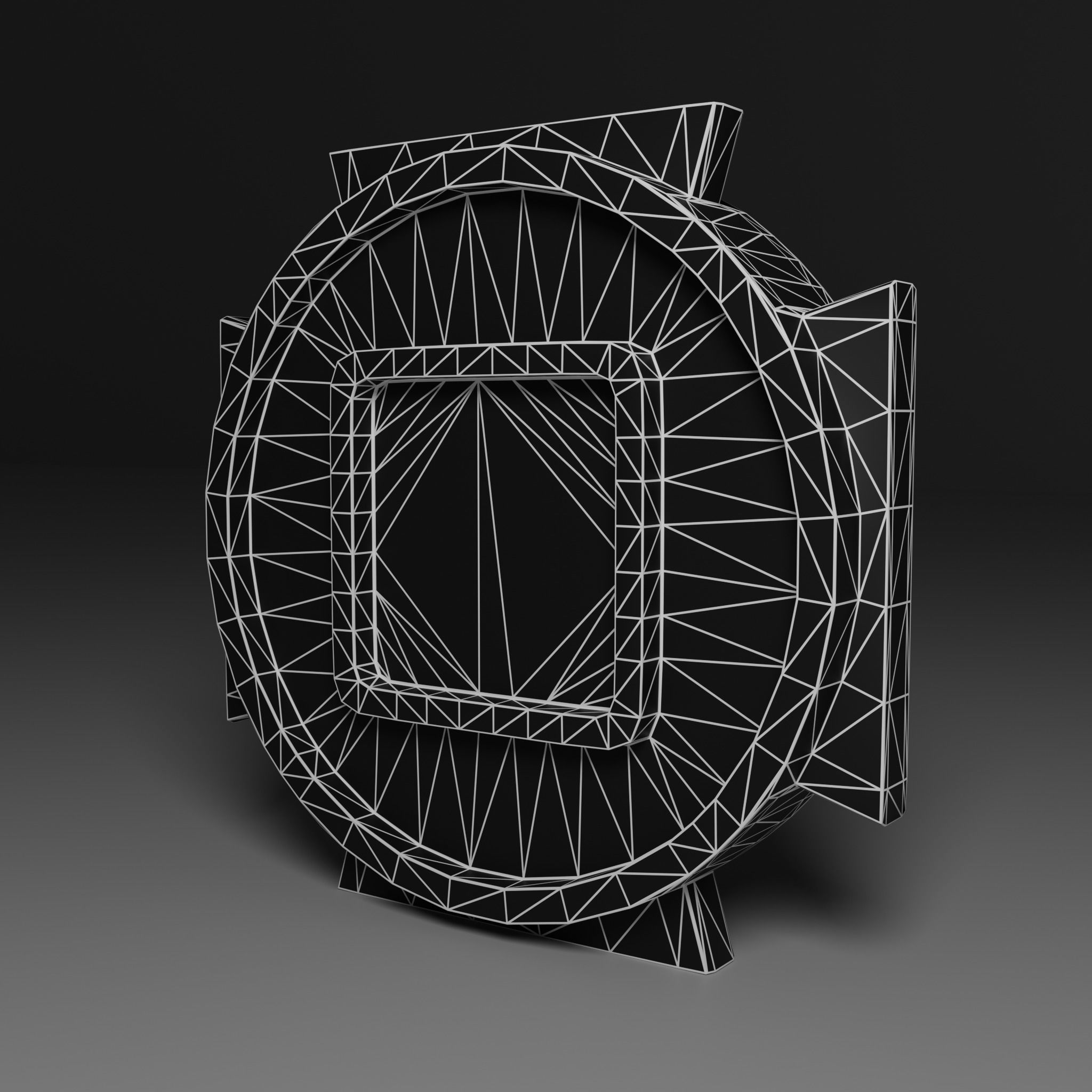 Cartoon Coins Pack06 Low-poly 3D model_7