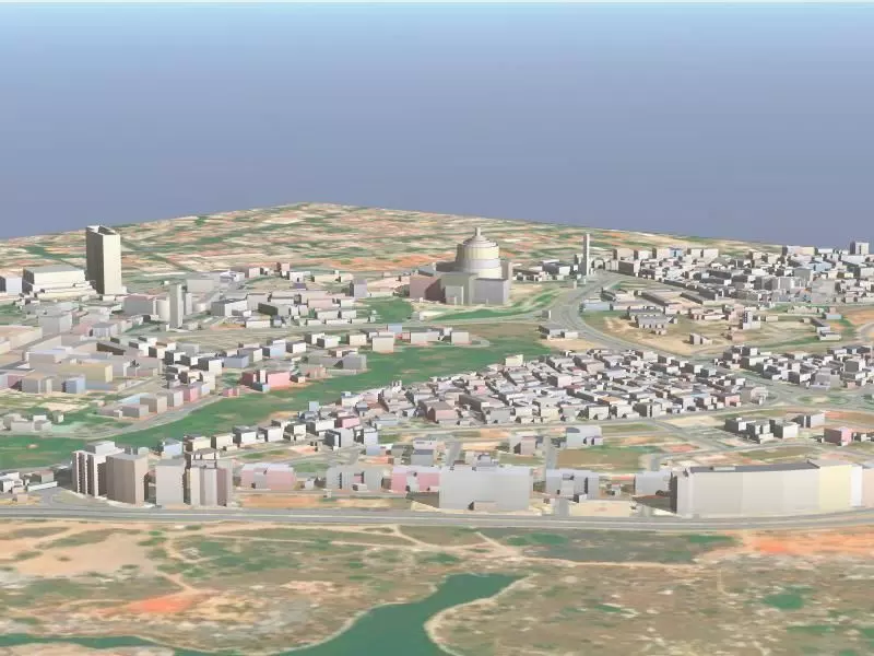 Luanda City 3D model_0