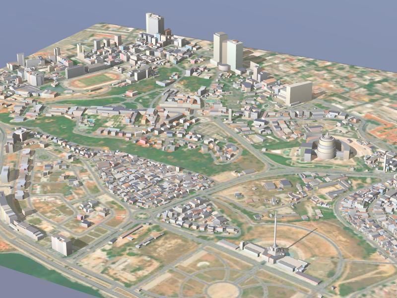 Luanda City 3D model_2