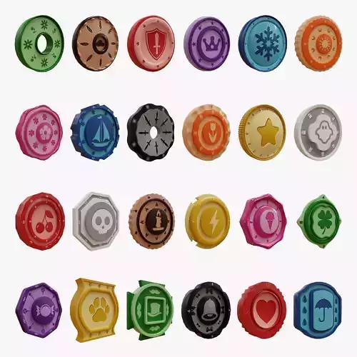 Cartoon Coins Full Pack