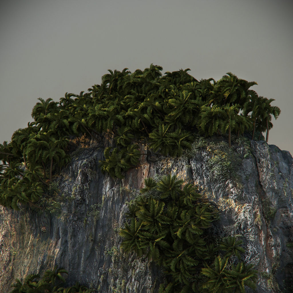 Thailand Rock 1 3D model_3