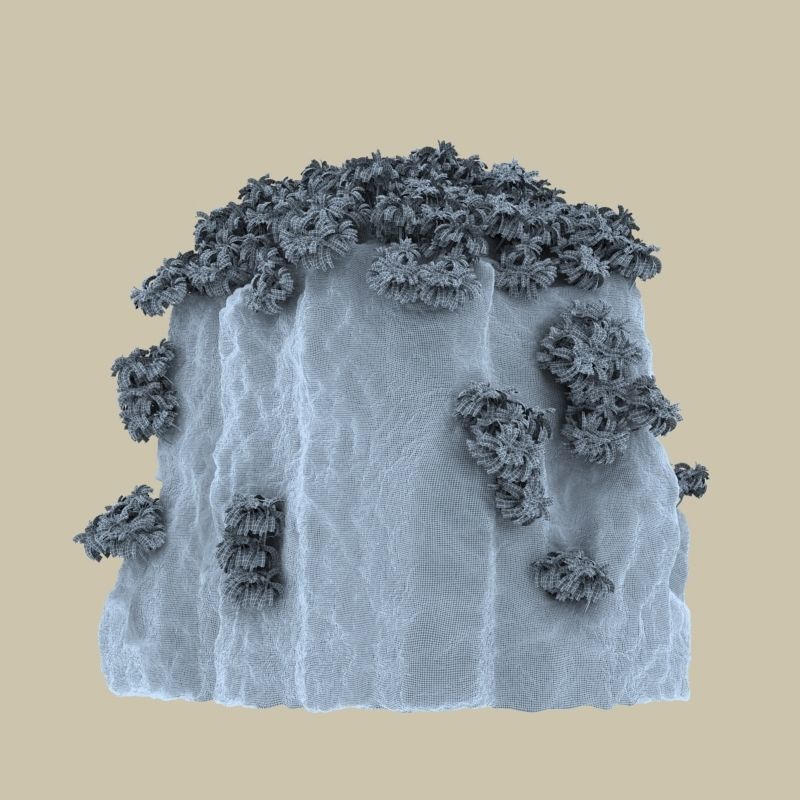 Thailand Rock 1 3D model_4