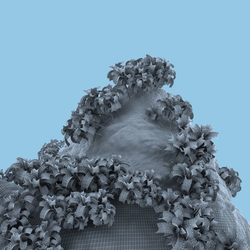 Thailand Rock 2 3D model_7