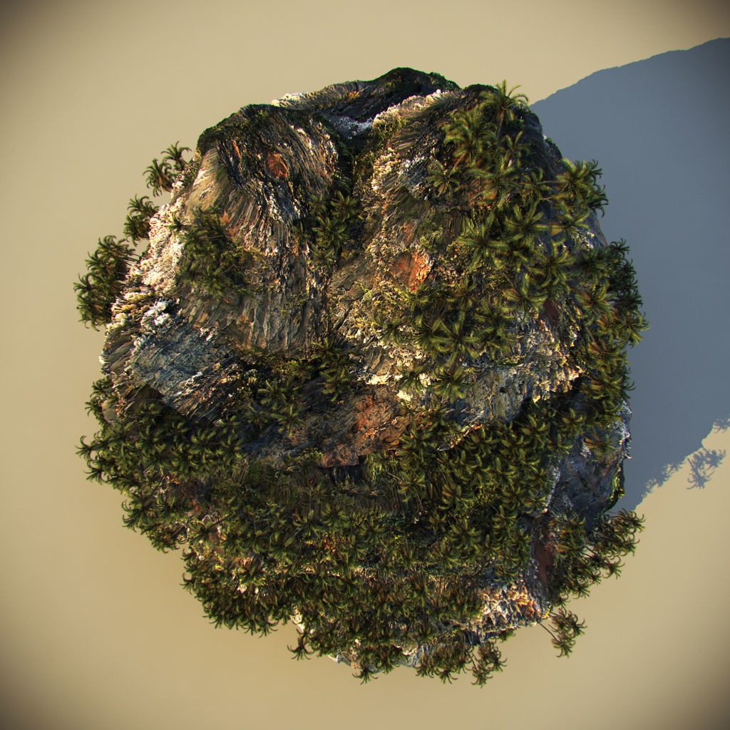 Thailand Rock 2 3D model_3