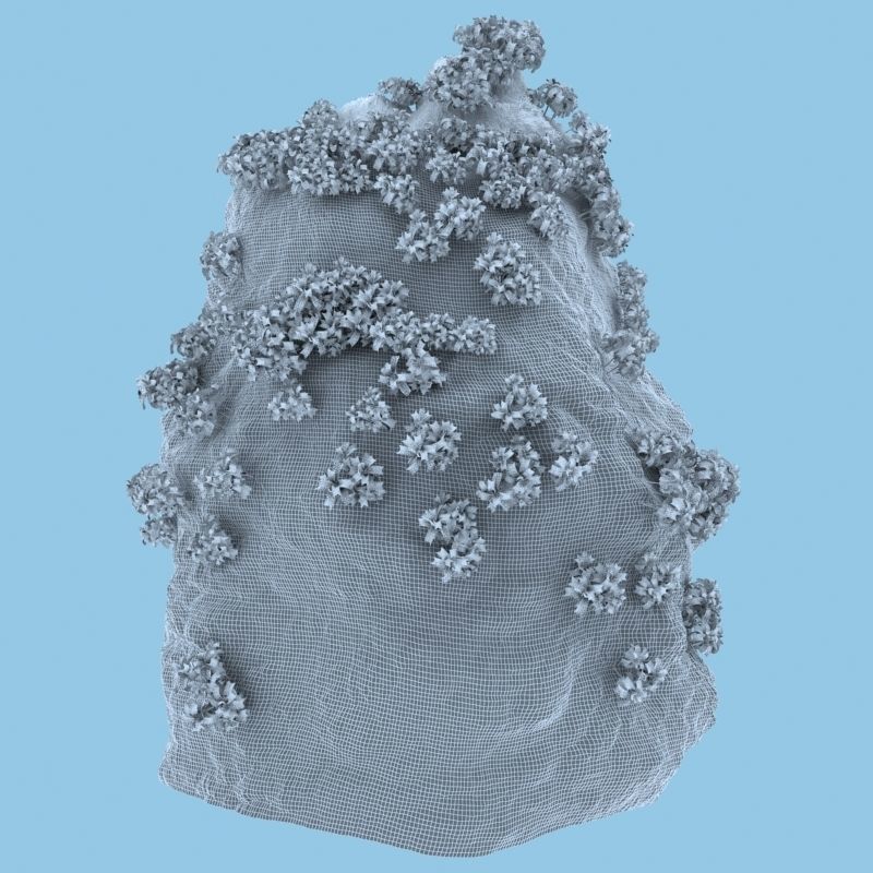 Thailand Rock 2 3D model_5