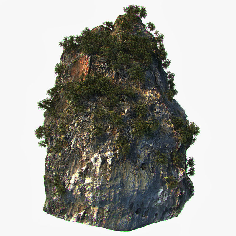 Thailand Rock 2 3D model_4