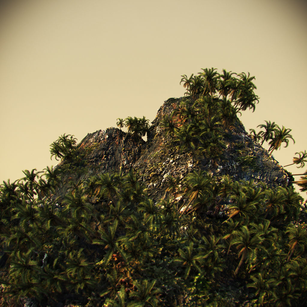 Thailand Rock 2 3D model_1