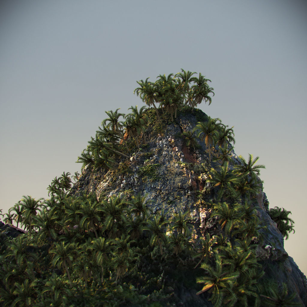 Thailand Rock 2 3D model_2