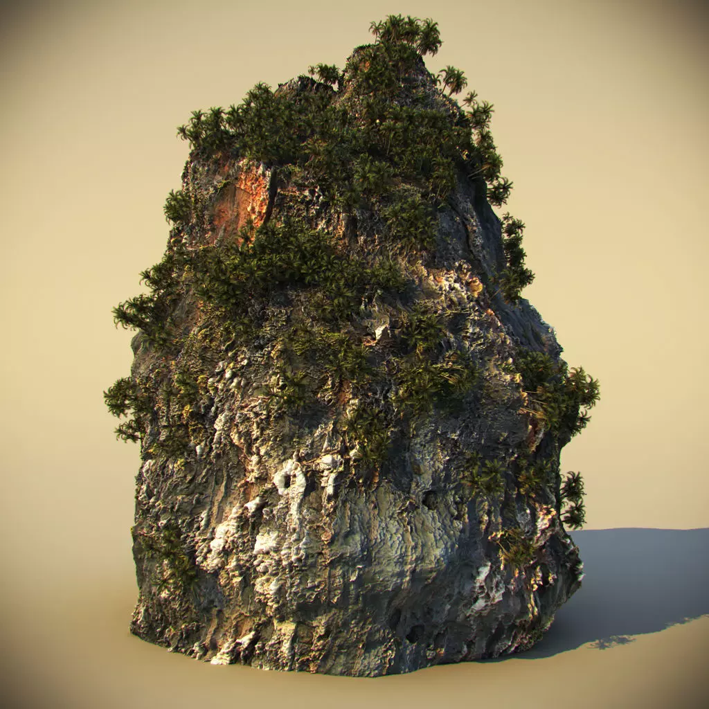Thailand Rock 2 3D model_0
