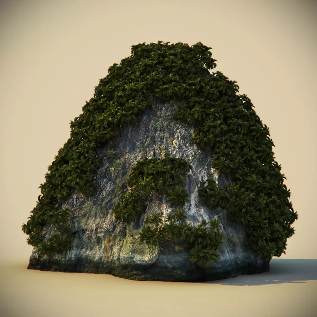 Thailand Rock 4 3D model_0
