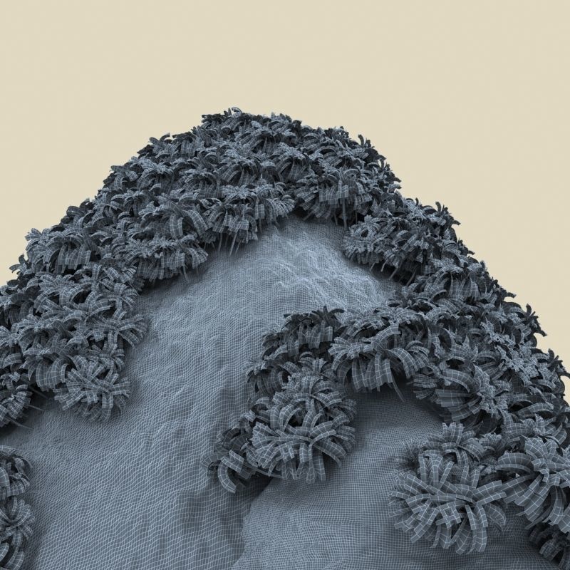 Thailand Rock 4 3D model_5