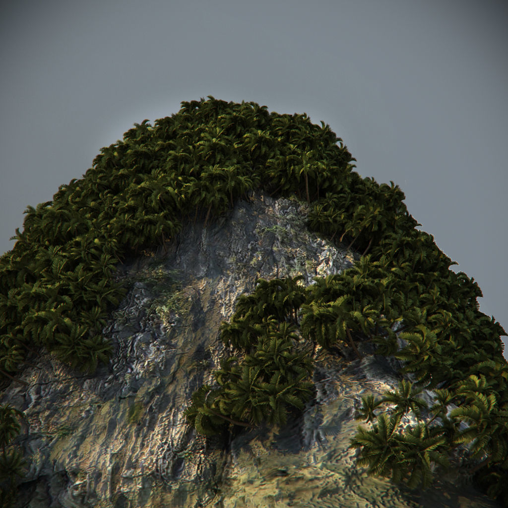 Thailand Rock 4 3D model_1