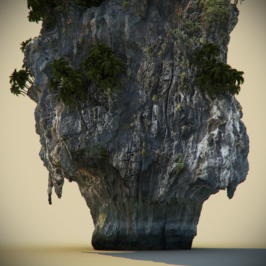 Thailand Rock 5 3D model_2