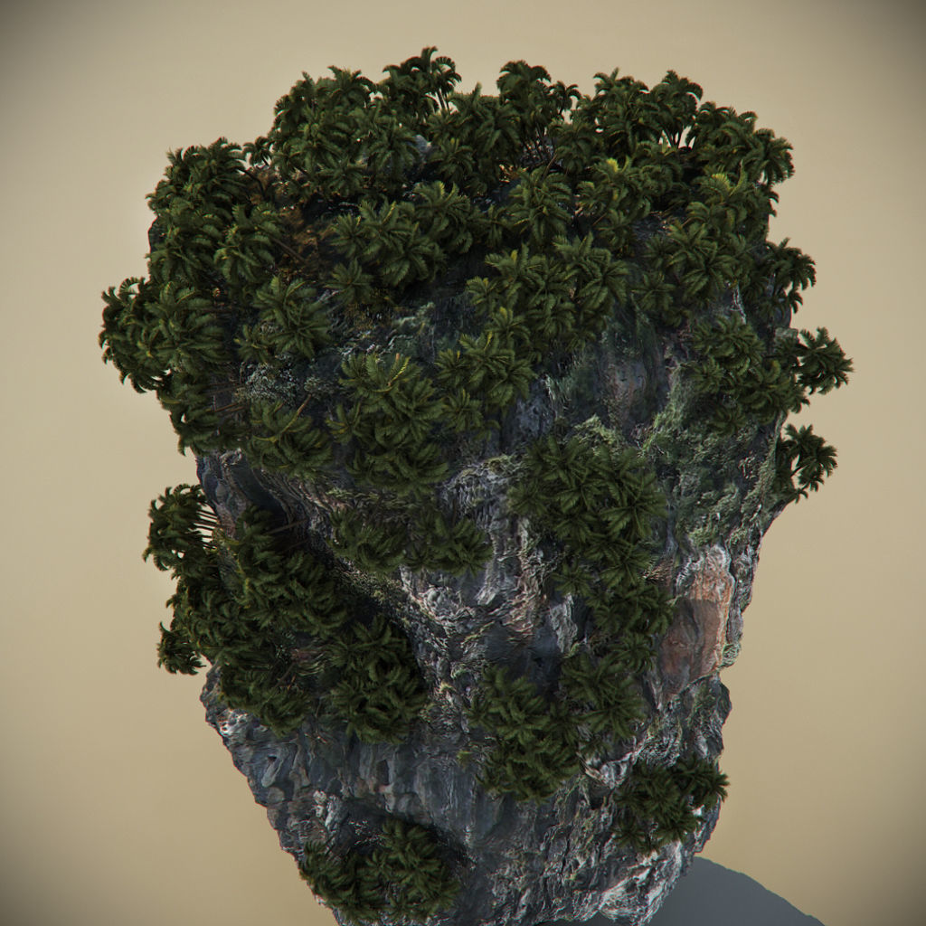 Thailand Rock 5 3D model_1