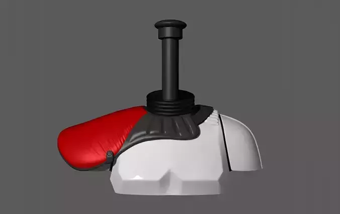 Stand with Pauldron for Stormtrooper helmet 3D print model