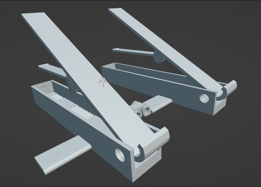 Laptop Stand 3D print model_1