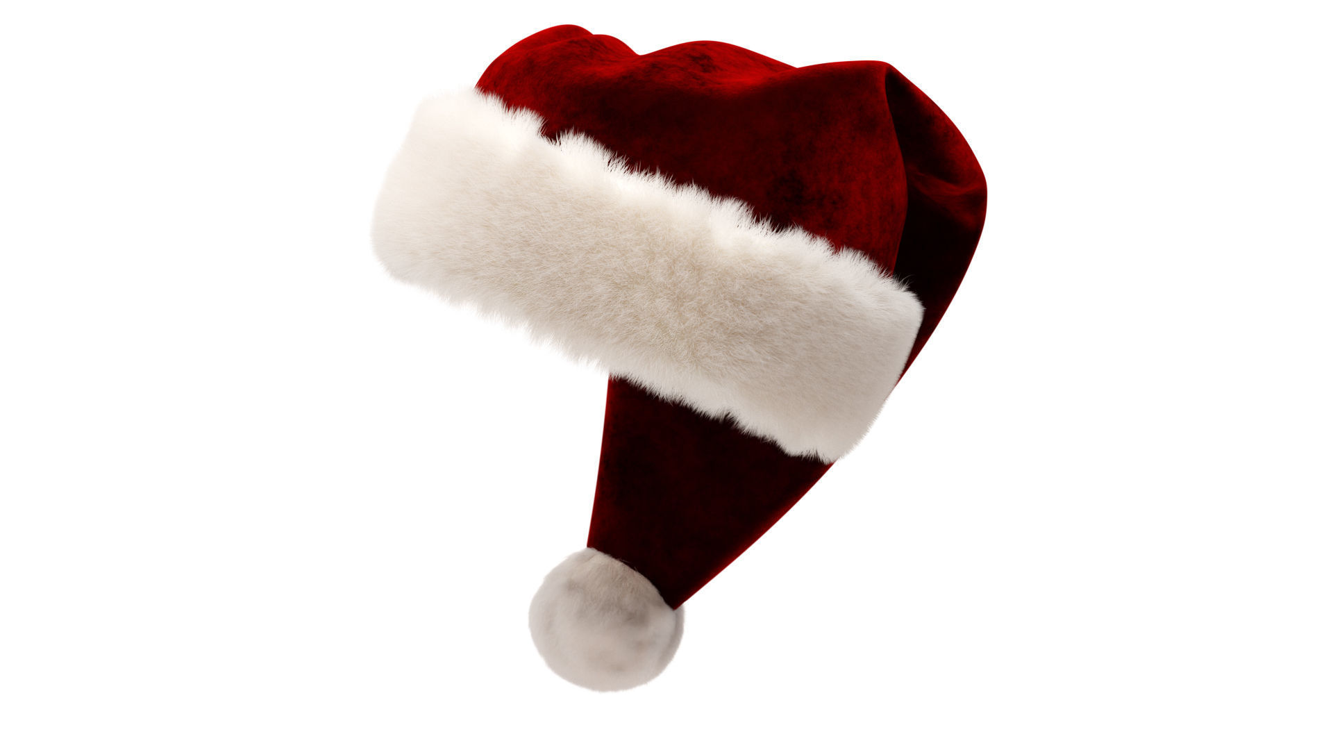 Santa Hat 3D model_3