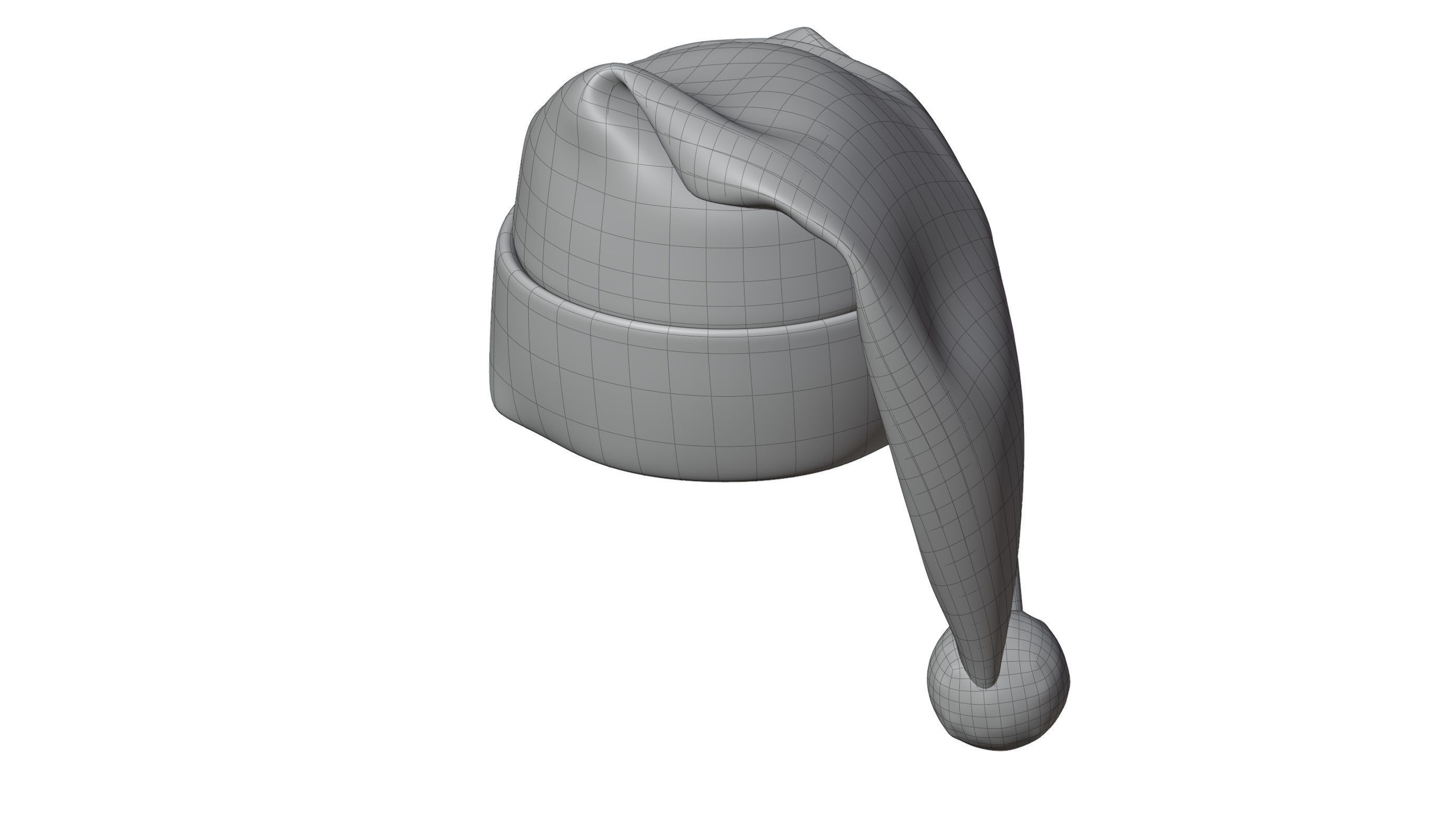 Santa Hat 3D model_13