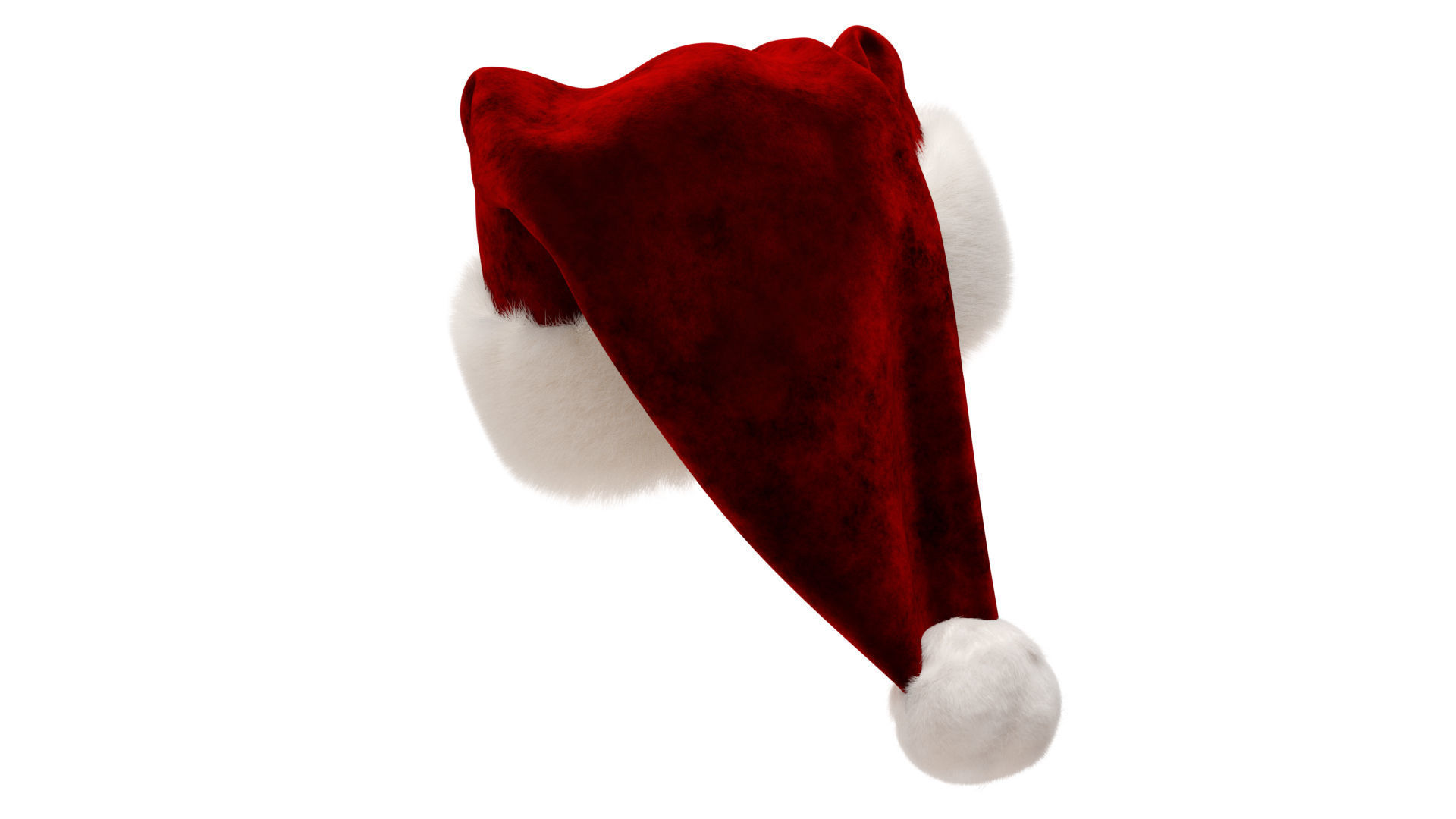 Santa Hat 3D model_6
