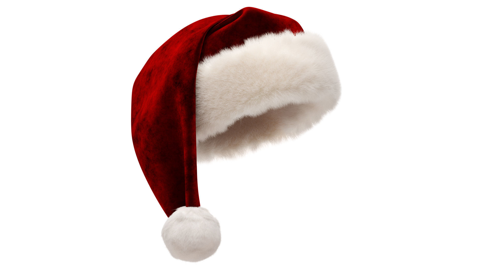 Santa Hat 3D model_8