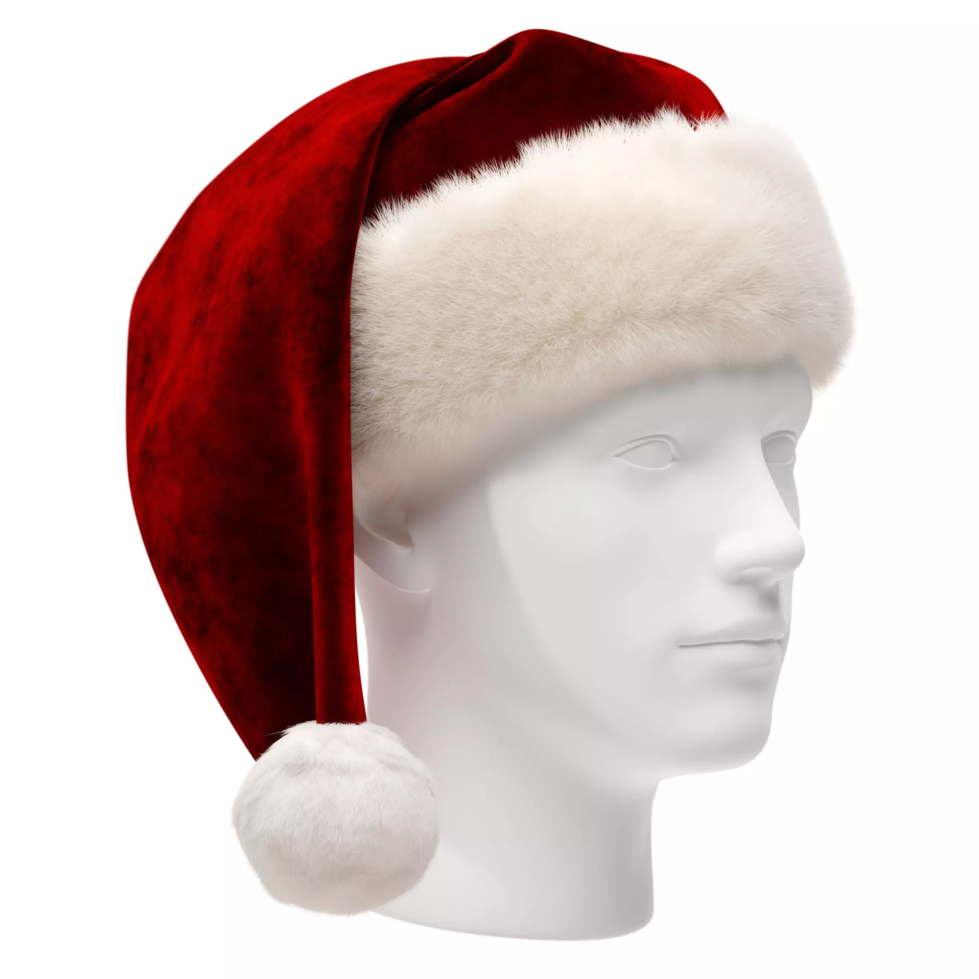 Santa Hat 3D model_0