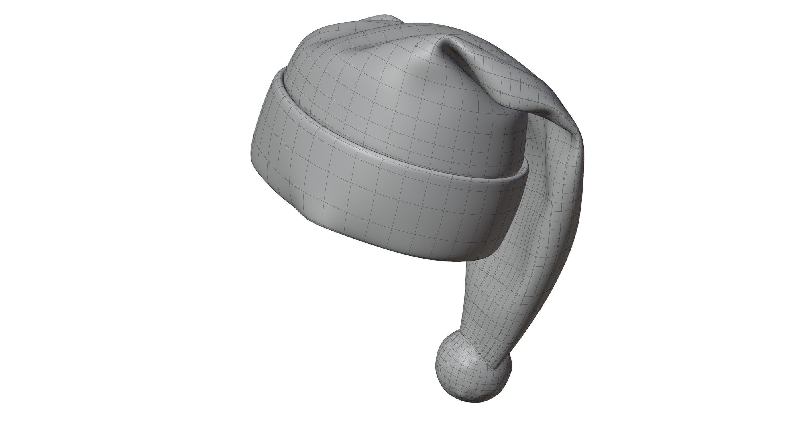 Santa Hat 3D model_12