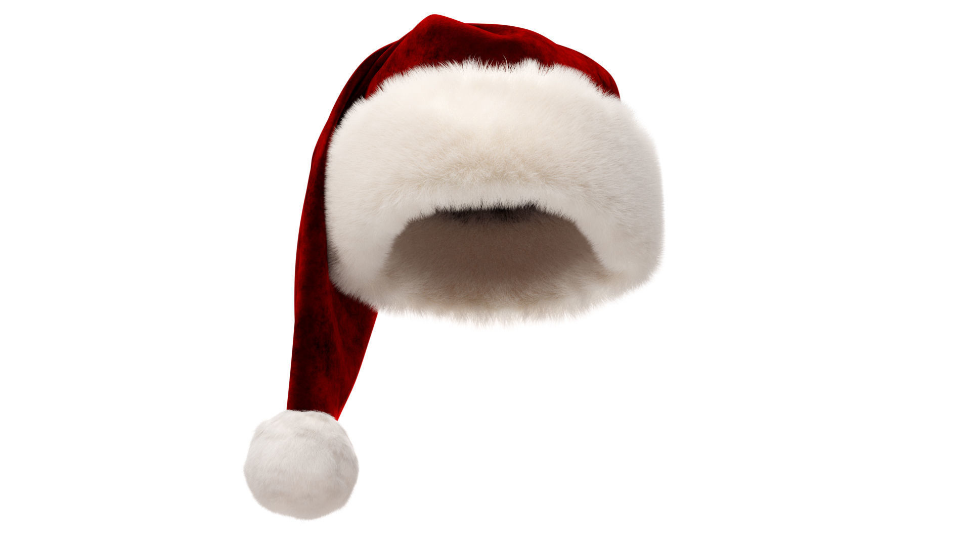 Santa Hat 3D model_1