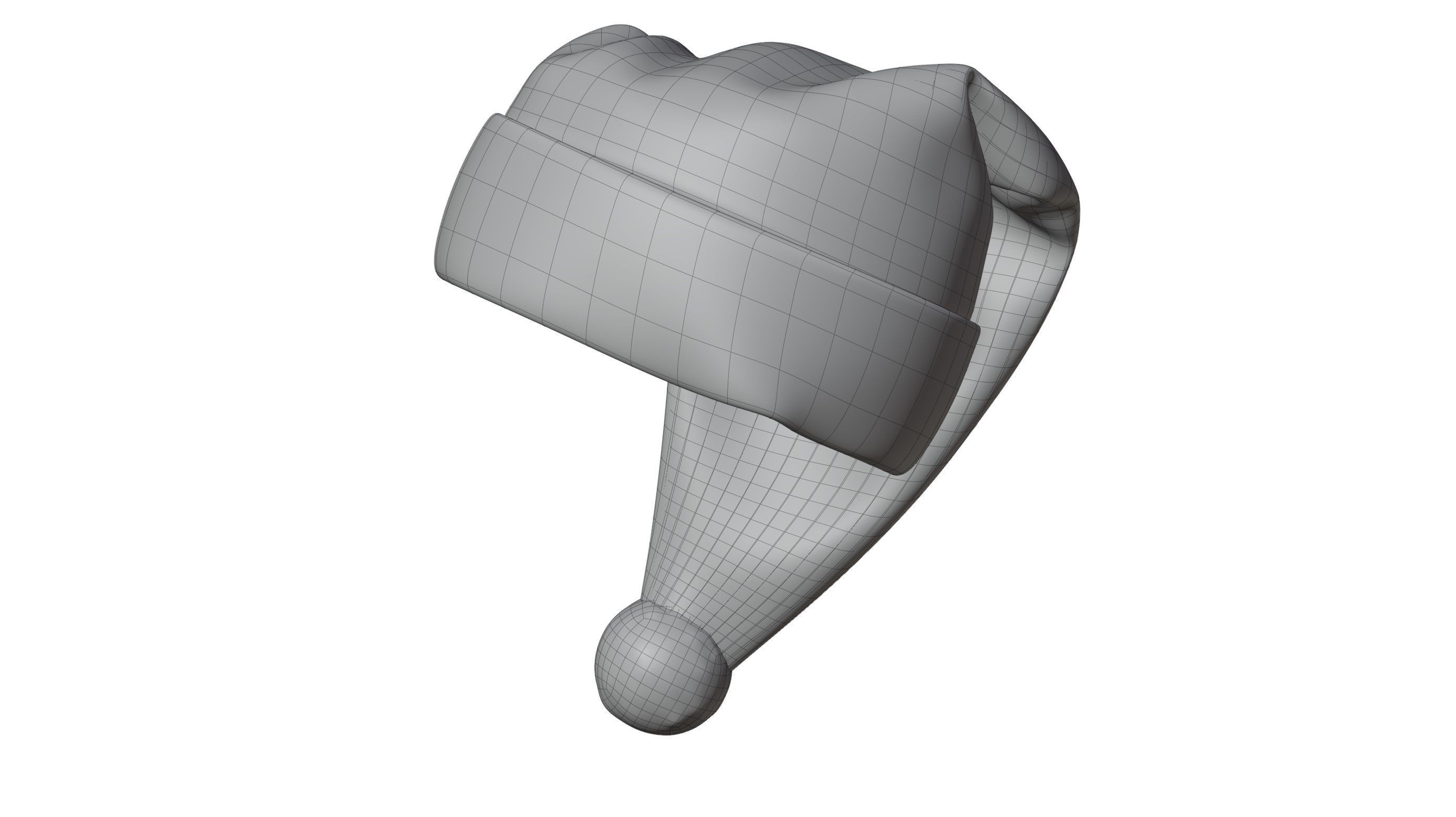 Santa Hat 3D model_11