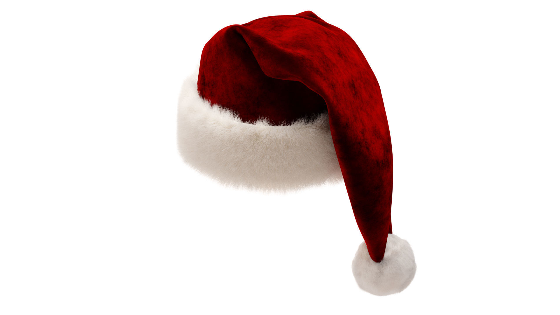 Santa Hat 3D model_5