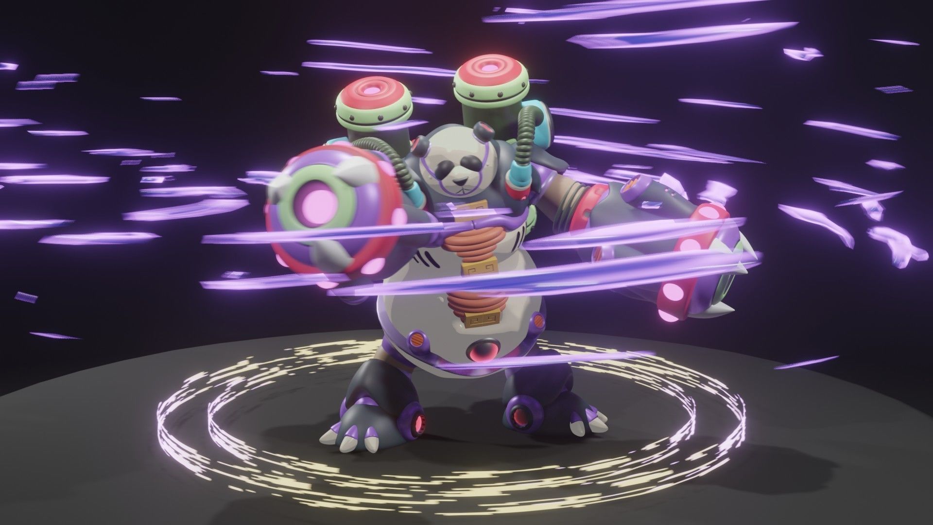 Bamboo Pandamonium 3D model_5