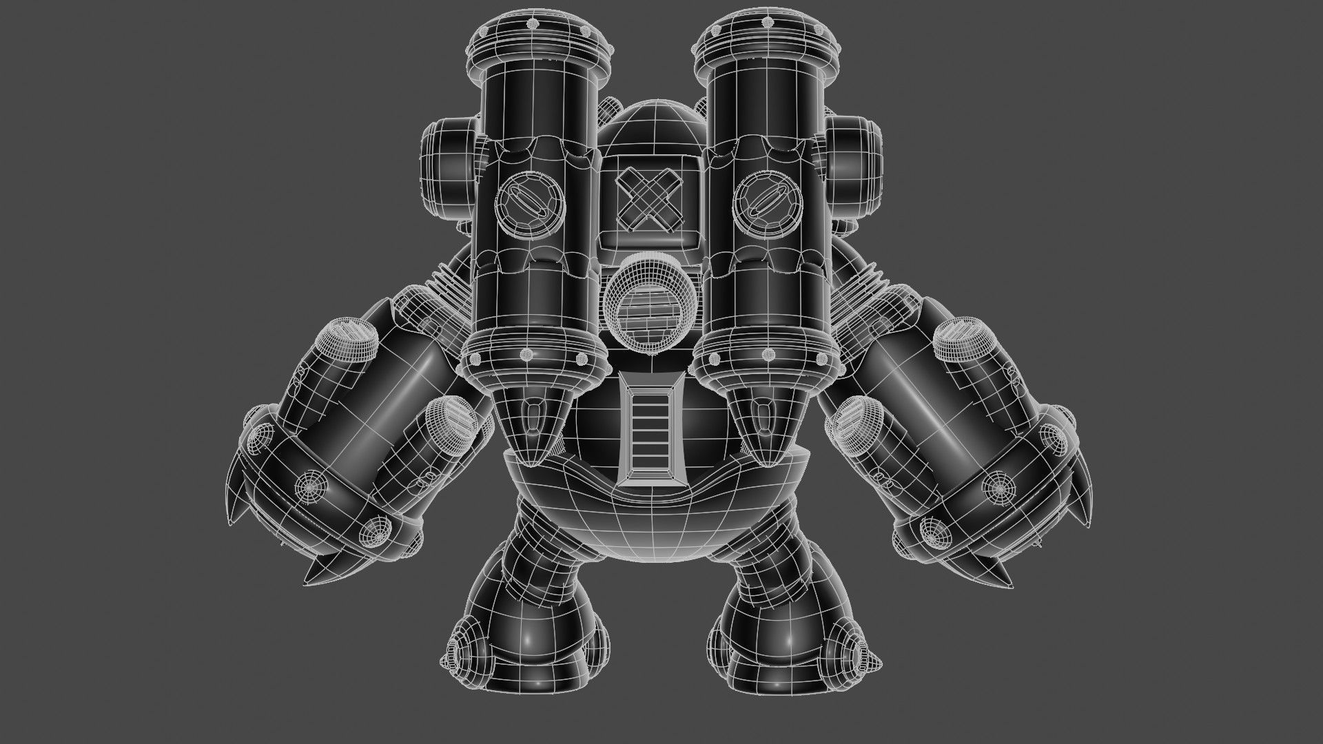 Bamboo Pandamonium 3D model_15