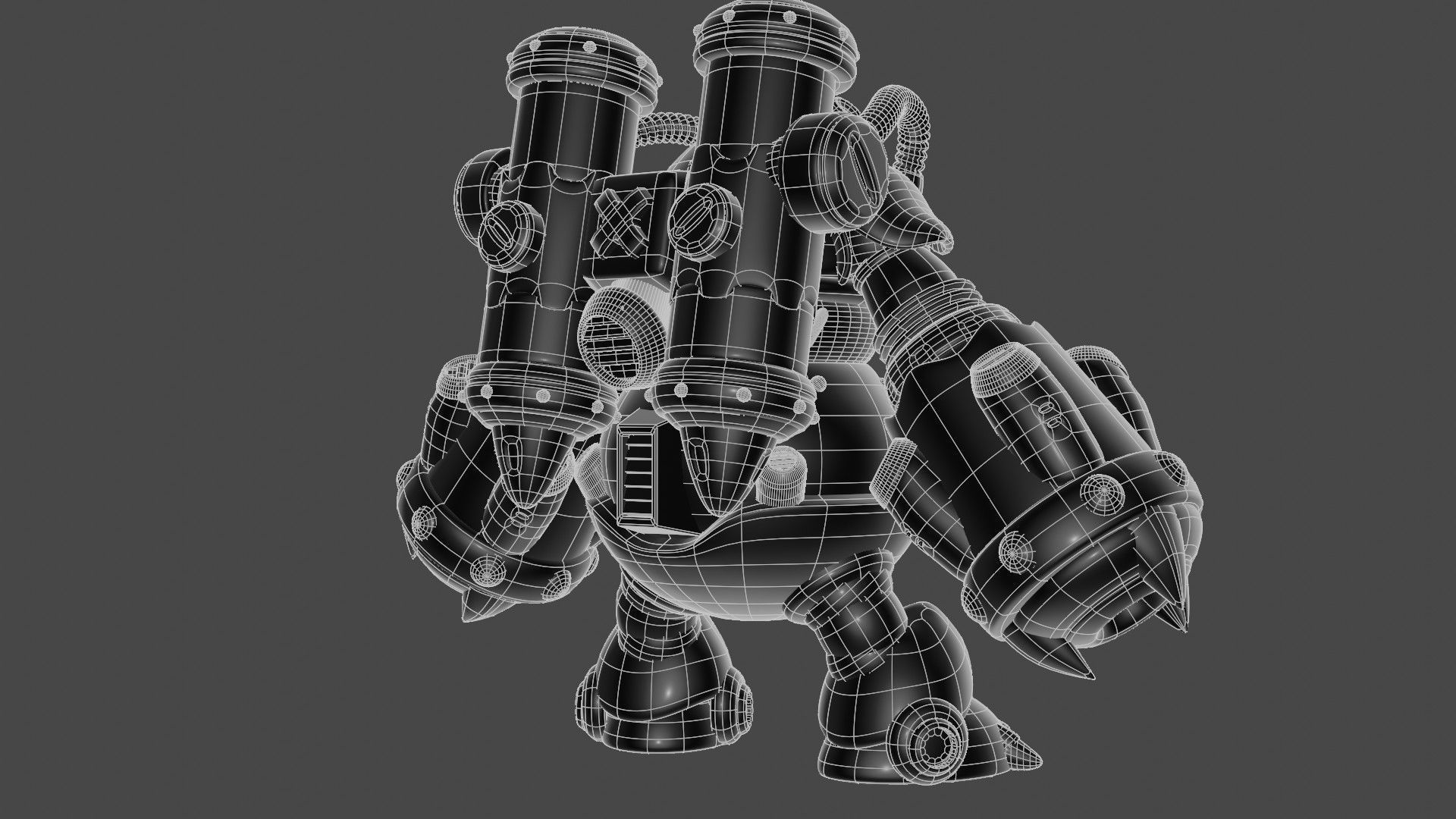 Bamboo Pandamonium 3D model_17