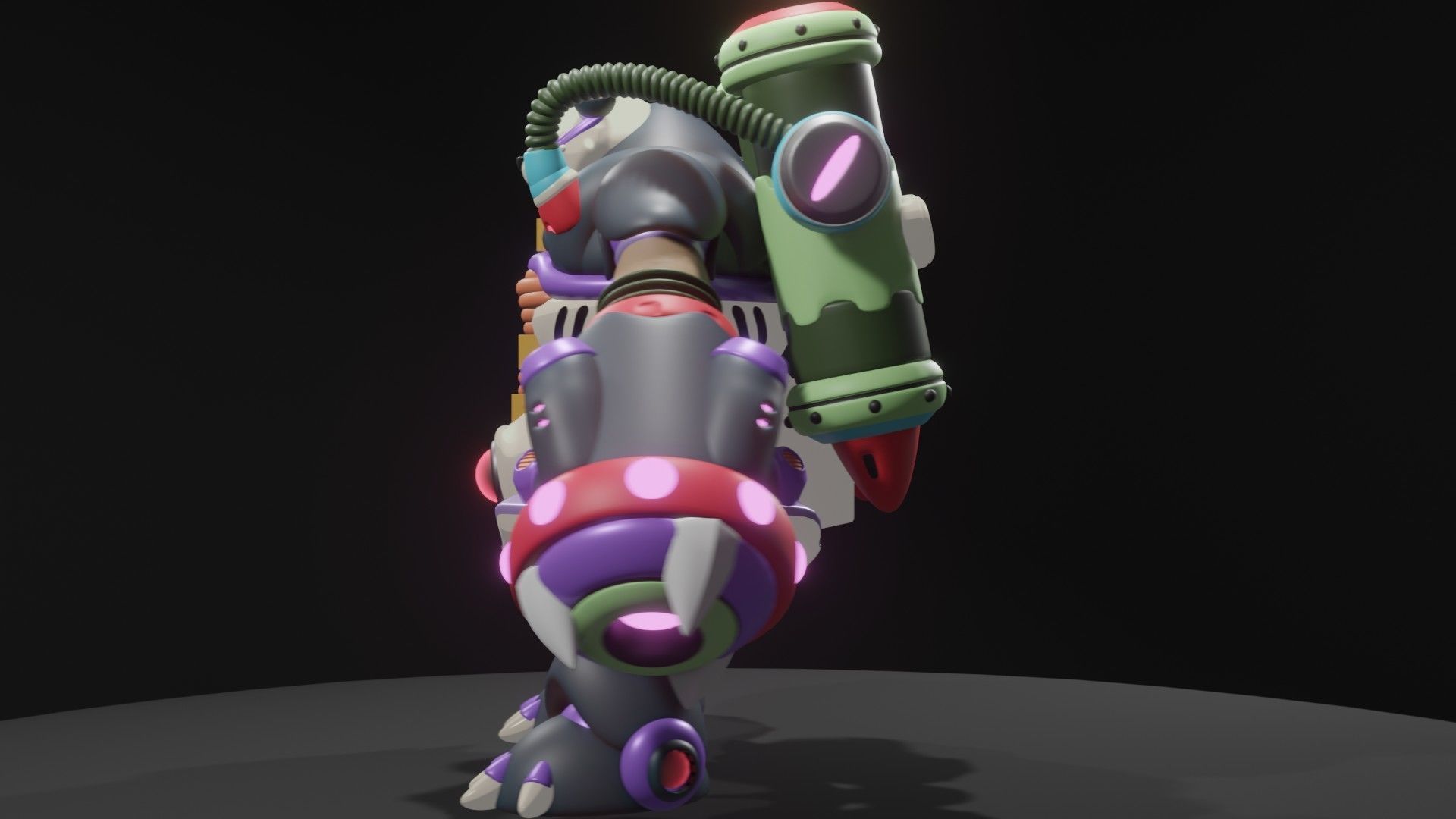 Bamboo Pandamonium 3D model_10