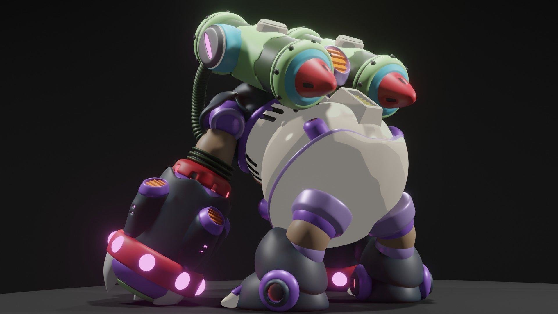 Bamboo Pandamonium 3D model_8