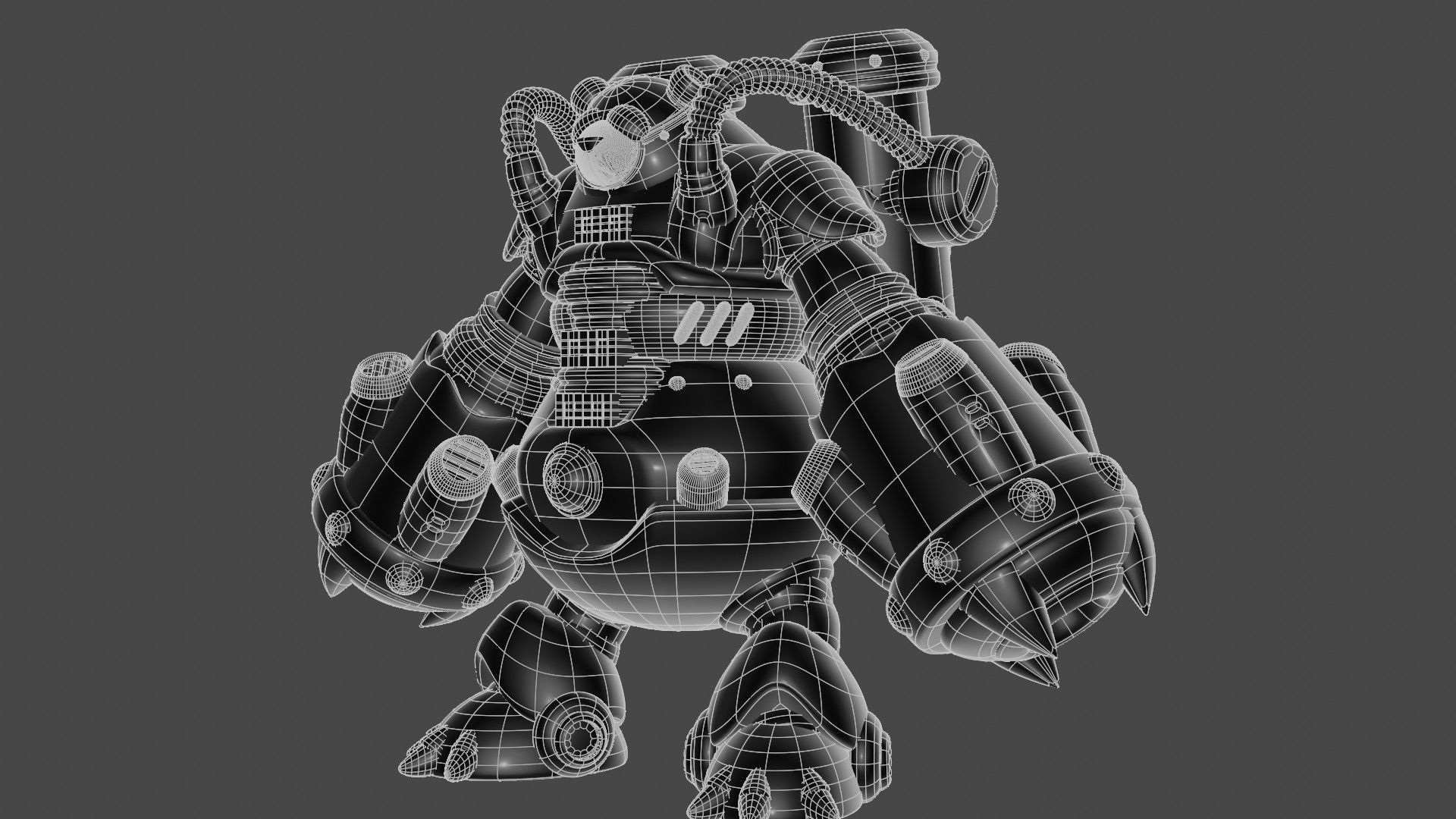 Bamboo Pandamonium 3D model_16