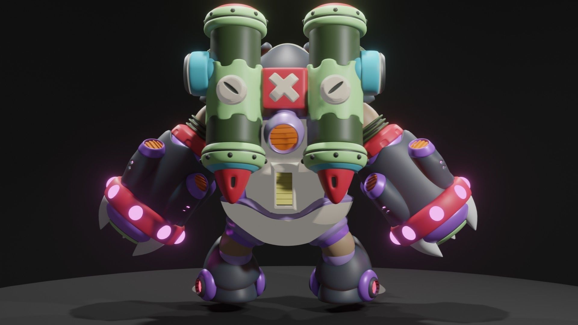 Bamboo Pandamonium 3D model_11