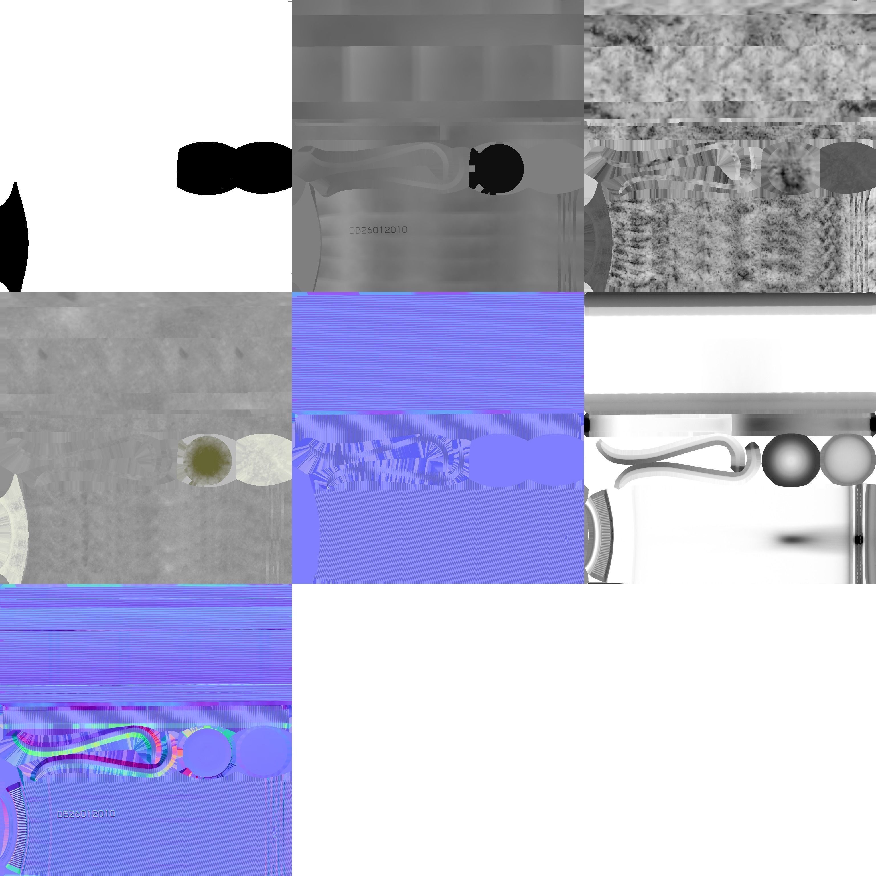 Dosimetr DKP 50 A Low-poly 3D model_12