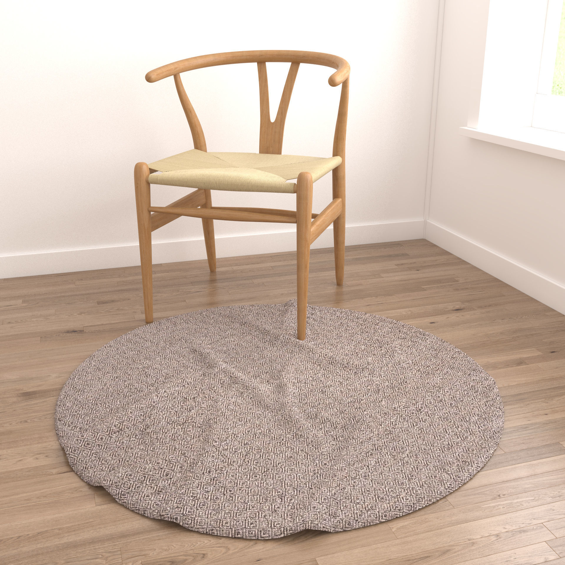 Rugs No 805 Low-poly 3D model_3