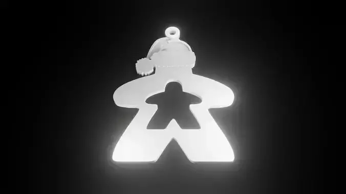 Meeple Themed Christmas Decoration 3D print model