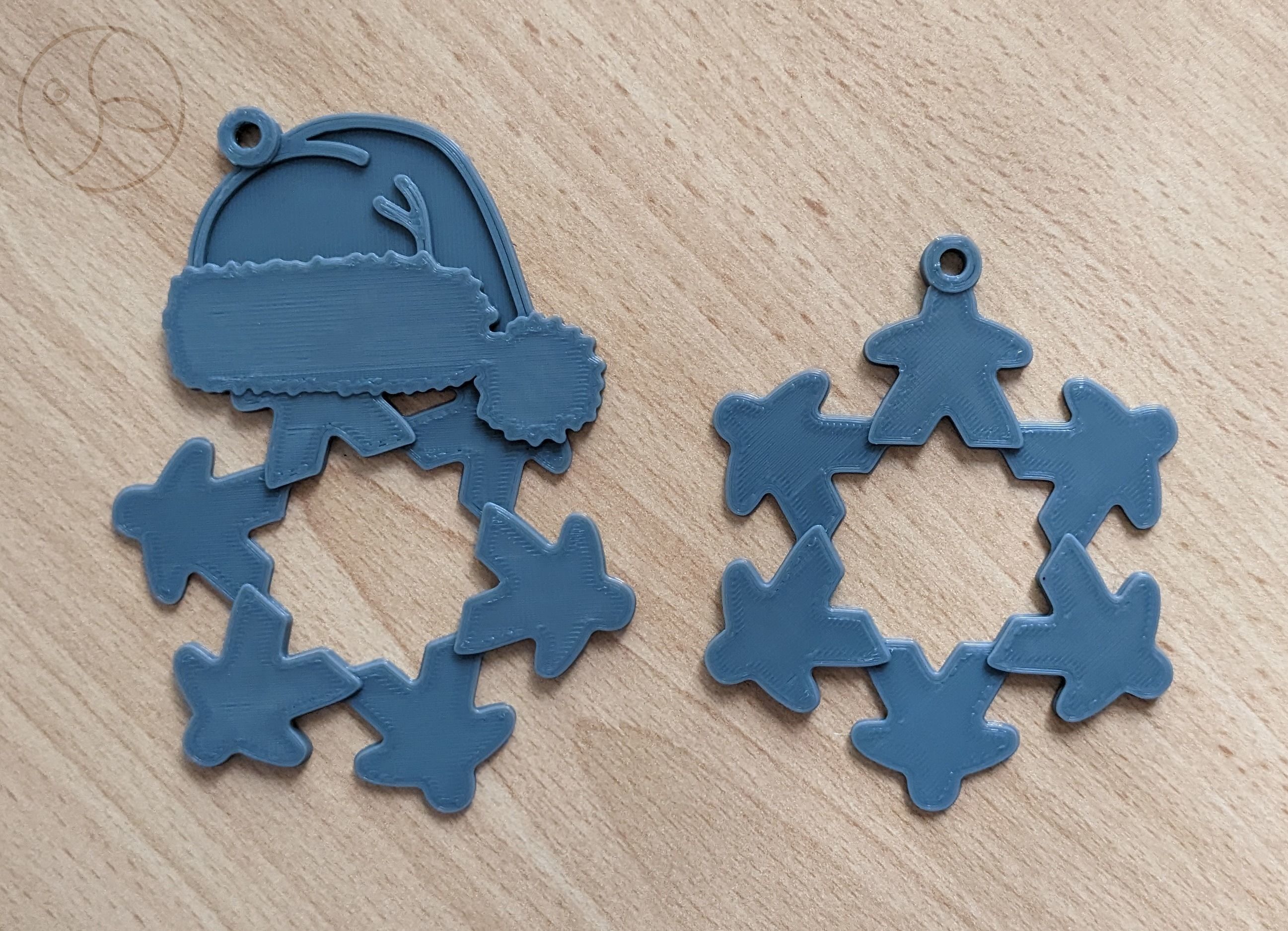 Meeple Themed Christmas Decoration 3D print model_7