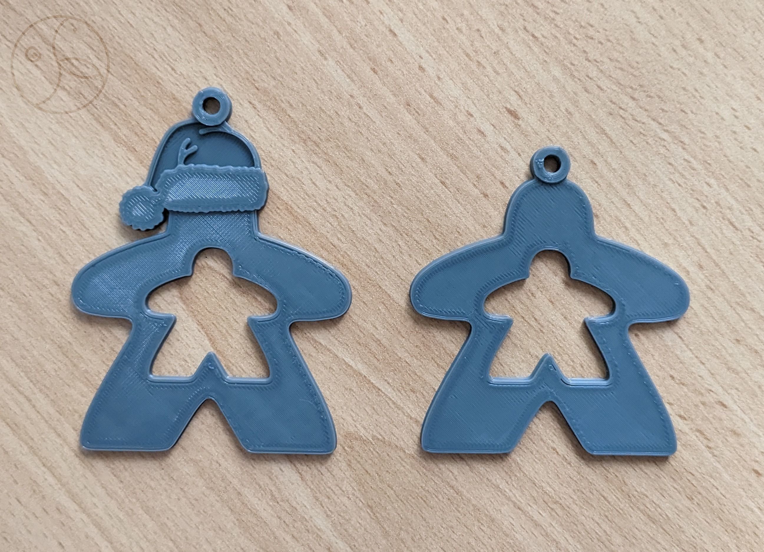 Meeple Themed Christmas Decoration 3D print model_6