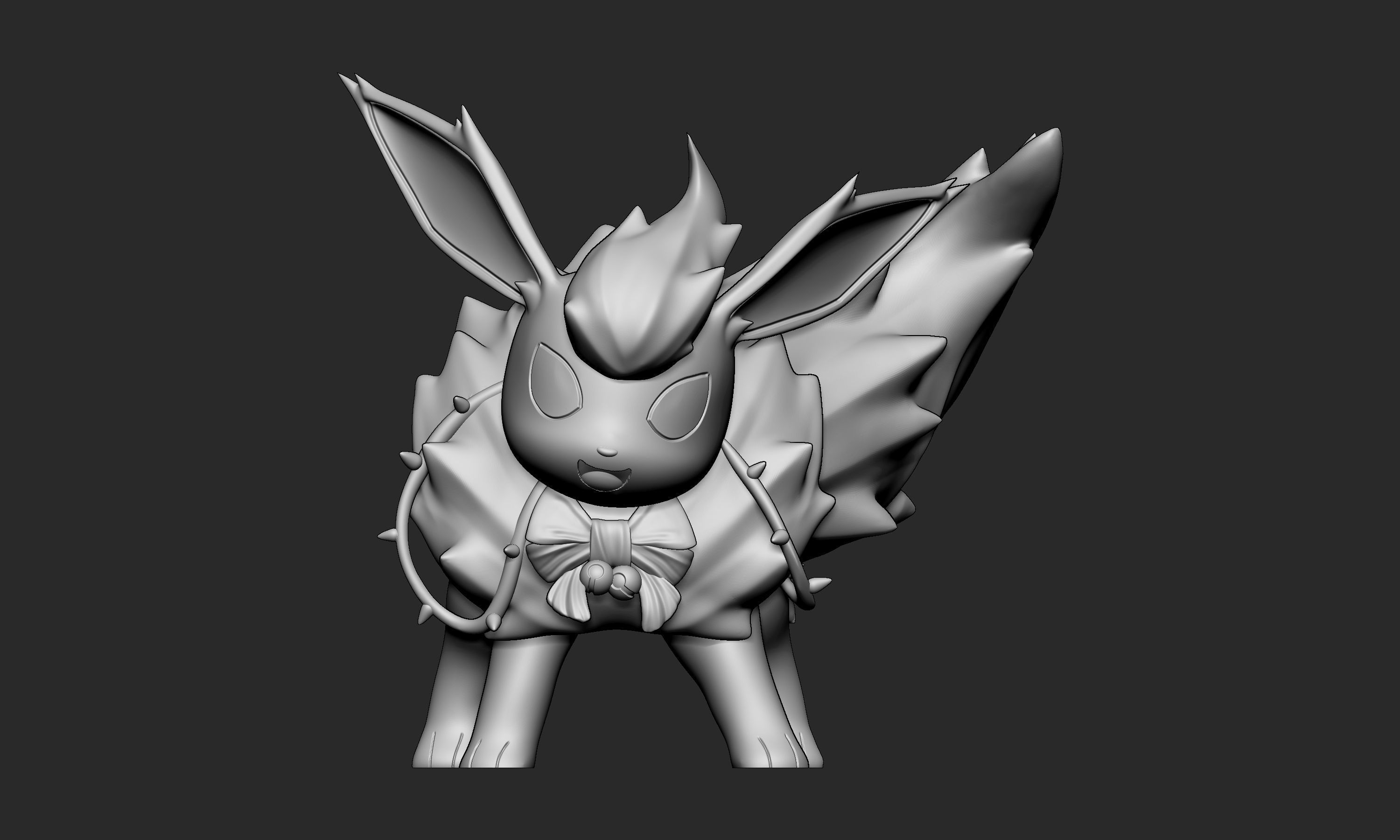 Pokemon - Christmas Flareon 3D print model_5