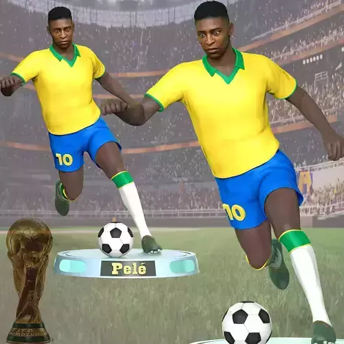 Pele - King of football 3D print model