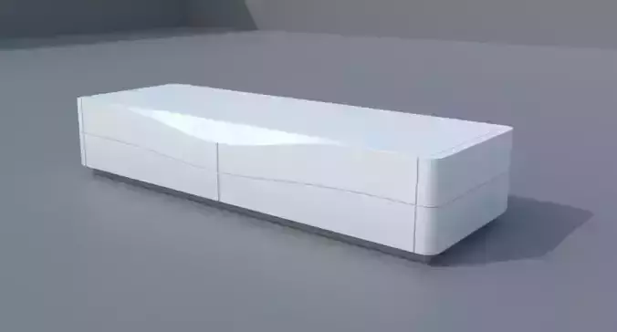 White TV Stand